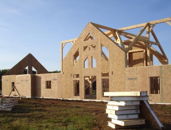Enercept SIPs on Timber Frame